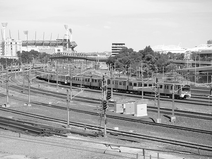 Train on a railway