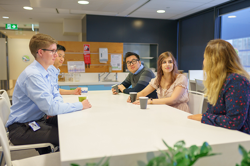 Jasmina Zito with her colleagues