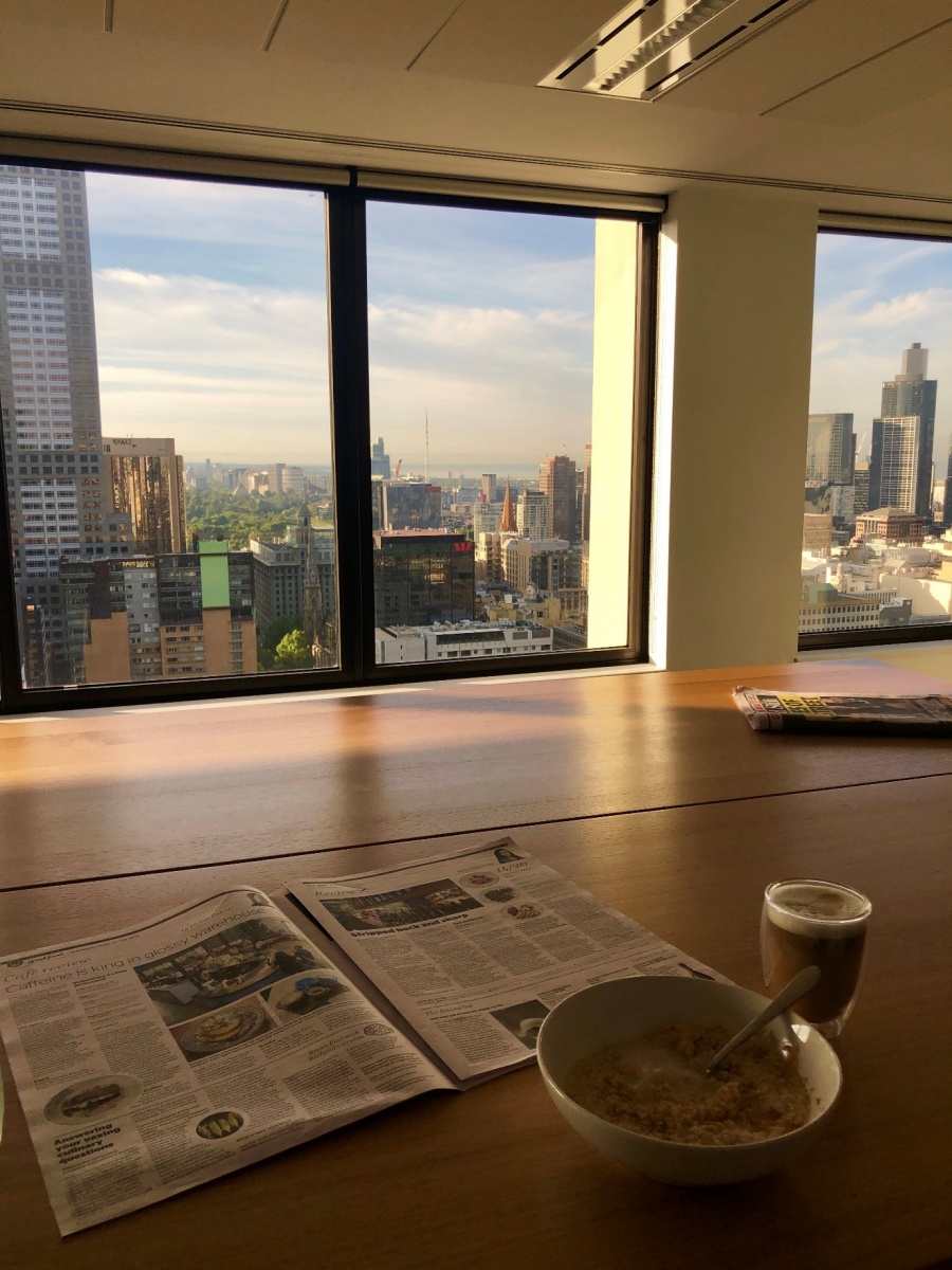 Day-in-a-life-JohnStaff-Joe-Fisscher-read-the-paper