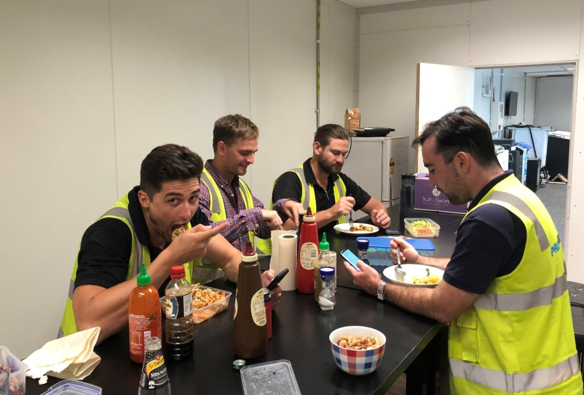PROBUILD Nick Young lunch time