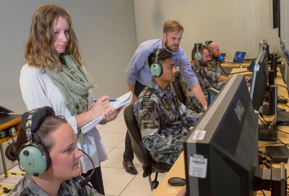 Department of Defence - Cassandra Hefferman at work