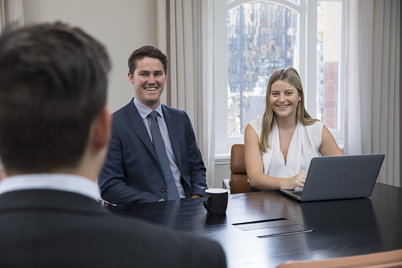  Millie O'Brien in a meeting