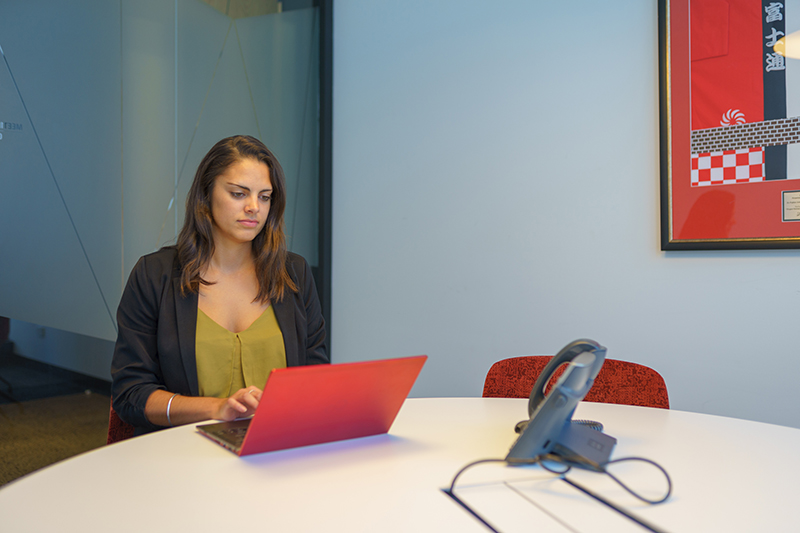Fujitsu: Bryana Vitha - gather for meeting