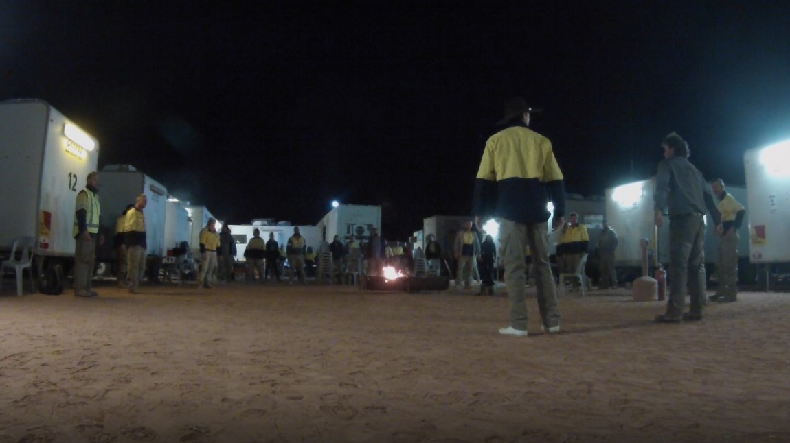 India in the camp fire