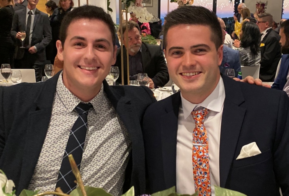Norman and Jordan spend time as friends and attend employee awards night