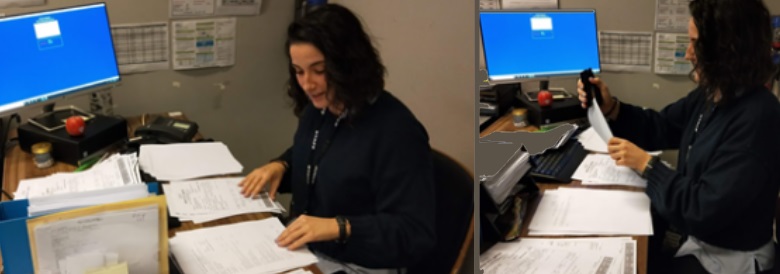 Check paperwork and files before the day ends
