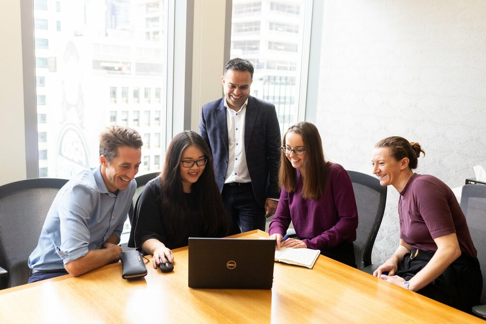 Young professionals in a meeting